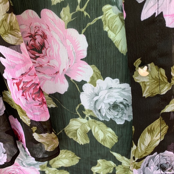 AWAKE COUTURE see through long sleeveless blouse M - Picture 11 of 12